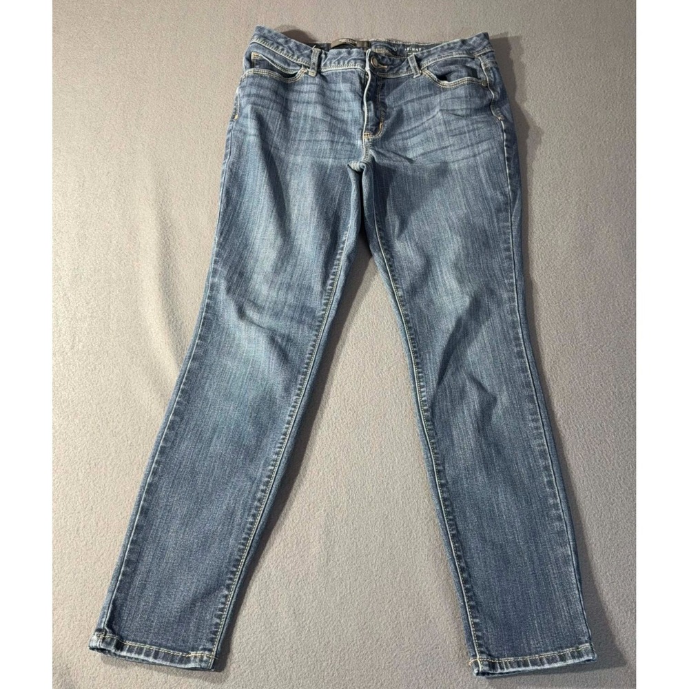 Simply Vera - Vera Wang Skinny Mid Rise Jeans Womens Sz 10 Good Condition!
